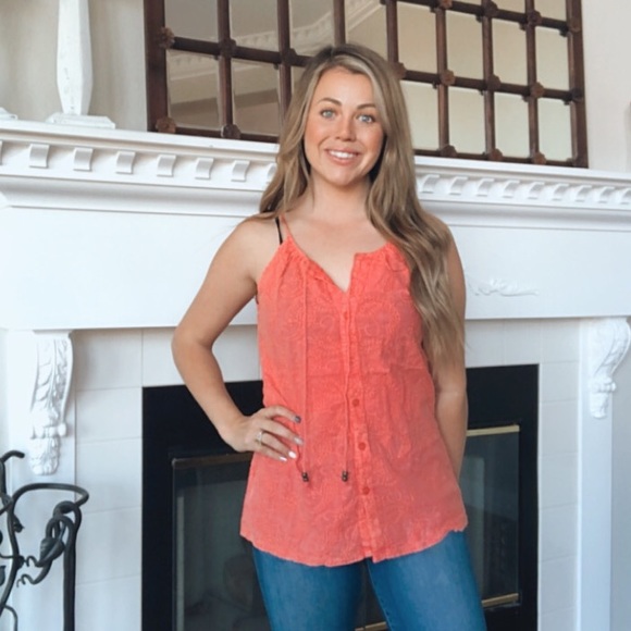 Anthropologie Tops - Anthropologie LUNA MOON Embroidered Top S